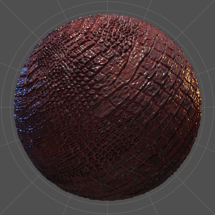 Thumbnail of a fake leather surface from an old book cover.